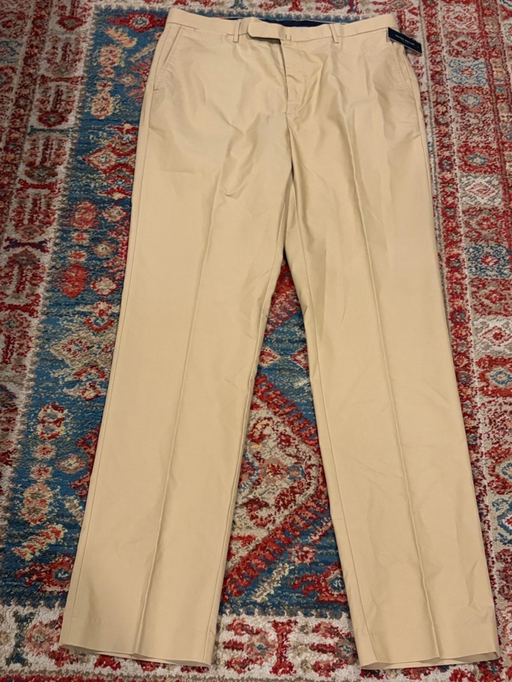 Peter Millar Classic Straight-Fit Khaki Pants **New** $188 (36x36)